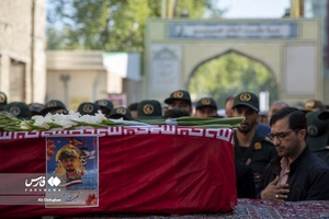 مراسم تشییع شهید مقداد مهقانی در گرگان 