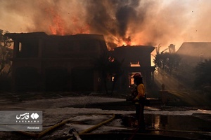 کالیفرنیای آمریکا در آتش 