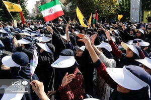 اجتماع دانش‌آموزان درحمایت از کودکان غزه