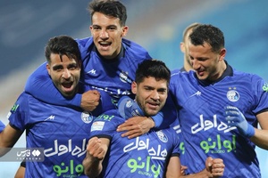 گزارش تصویری دیدار استقلال و فولاد؛ آبی ها از شاگردان نکونام انتقام گرفتند