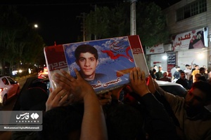 بدرقه پیکر مطهر شهید شجاعی در فردیس