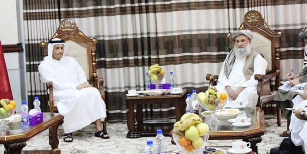 نخست وزیر طالبان و قطر