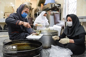 مراسم افطاری  مددجویان بهبود یافته از اعتیادتوسط موسسه نور سپید هدایت