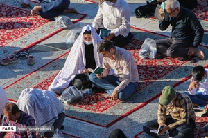 گزارش تصویری| مراسم دعای عرفه حسینی در حرم مطهر رضوی