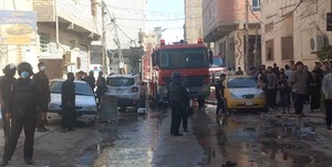 آتش سوزی در نجف 