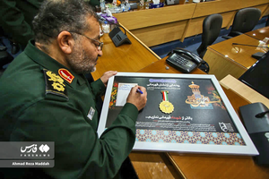 سردار سرلشکر شهید غلامرضا سلیمانی فرمانده سازمان بسیج مستضعفین