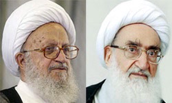 آیات عظام مکارم شیرازی و نوری همدانی