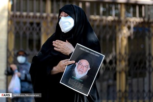 مراسم تشییع پیکر آیت‌الله فقیه‌ایمانی در اصفهان