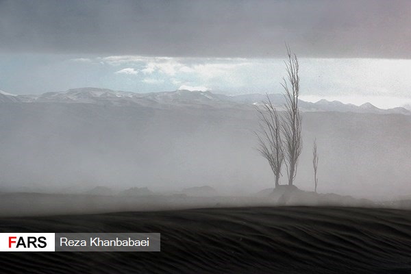 طوفان شن در اردبیل