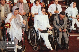مراسم  ازدواج 114 زوج معلول