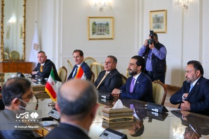 دیدار رئیس پارلمان عراق با امیرعبداللهیان