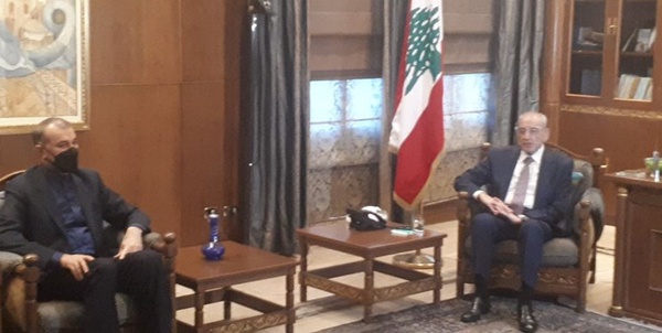 امیرعبداللهیان و نبیه بری