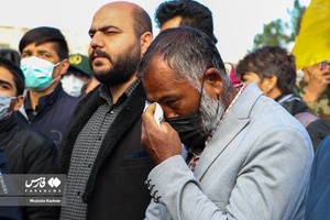 تشیع پیکر شهید مدافع حرم در پیشوا