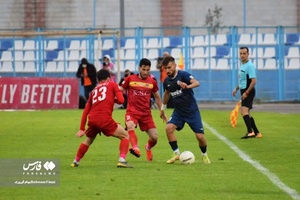عکس| برد پرگل ملوان در مقابل ستارگان فولاد