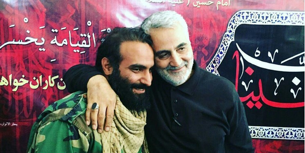 شهید مدافع حرم محمدحسین محمدخانی و حاج قاسم