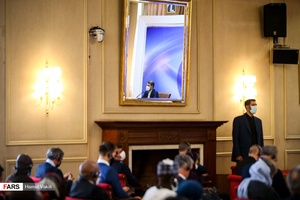 سخنرانی سعید خطیب زاده سخنگوی وزارت امور خارجه در نشست روسای  نمایندگی های سیاسی خارجی مقیم تهران با وزیر امور خارجه