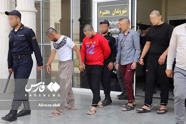 بازسازی صحنه جرم اراذل و اوباش خیابان نواب قزوین