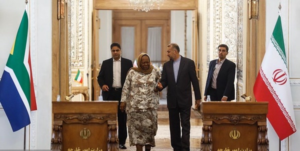 امیرعبداللهیان و نالدی پاندور وزیر خارجه آفریقای جنوبی