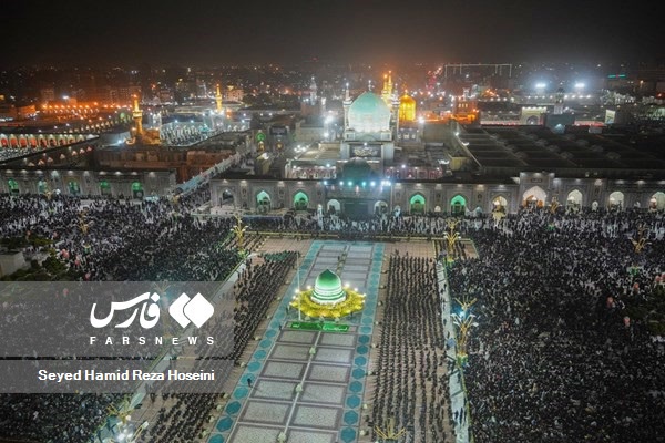 مراسم خطبه خوانی در شب شهادت امام رضا علیه السلام