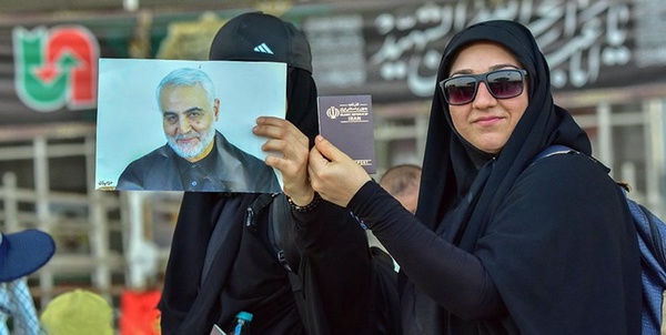 پیاده روی اربعین یاد حاج قاسم سلیمانی