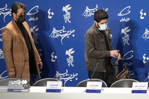 حضور عوامل  فیلم «ضد» درنشست خبری  دهمین روزاز چهلمین جشنواره فیلم فجر
