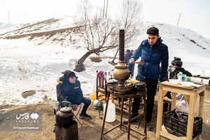 تیوپ سواری در دامنه کوه میشو