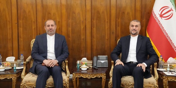امیرعبداللهیان و حمیدرضا احمدی سرپرست سرکنسولگری در مزارشریف