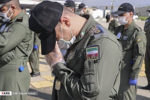 تشییع پیکر شهیدان امیر اسلامی ملکی و علی عیدی از خلبانان  نیروی انتظامی  /ستاد هواناجا