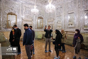 گردشگران نوروزی در کاخ گلستان 