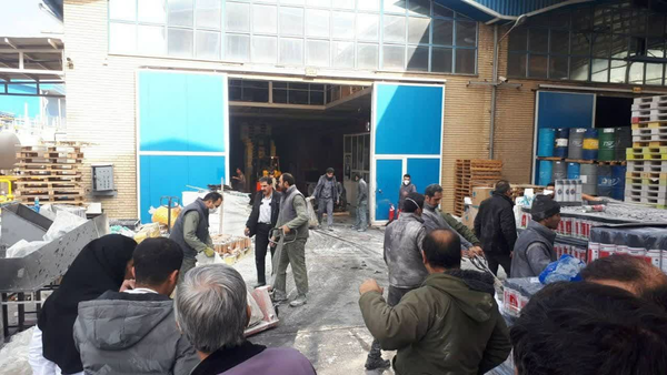 انفجار کارخانه رنگ‌سازی در آذرشهر با ۲۵ مصدوم