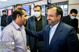 بازدید سیداحسان خاندوزی  وزیر اقتصاد و دارایی از تحریریه خبرگزاری فارس