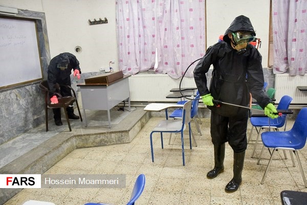 ضدعفونی مدارس بجنورد