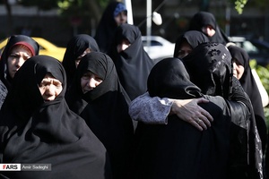 مراسم تشییع پیکر مطهر شهید حسن جنگجو در تبریز