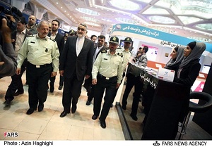 بازدید سردار اسماعیل احمدی مقدم ، فرمانده نیروی انتظامی جمهوری اسلامی ایران از نمایشگاه لوازم و تجهیزات پلیسی،ایمنی و امنیتی  ایپاس 2013