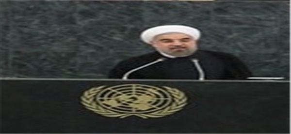 روحانی در مقر سازمان ملل 3