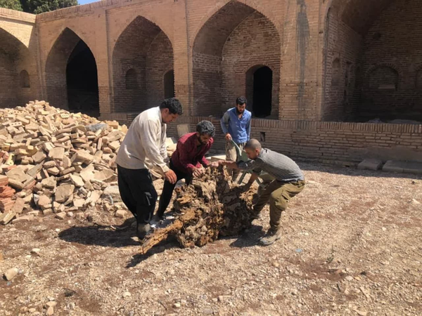 مرمت کاروانسرای دامغان