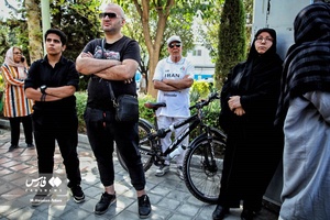 مراسم خاکسپاری فردوس کاویانی