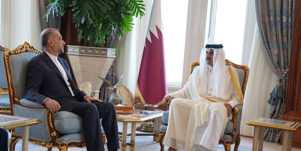امیرعبداللهیان و امیر قطر