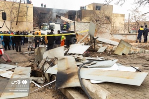 سقوط هواپیمای جنگنده در تبریز