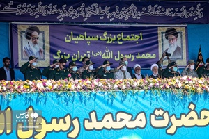 حضور سردار سرلشکر حسین سلامی فرمانده کل سپاه پاسداران انقلاب اسلامی در اجتماع بزرگ سپاهیان محمد رسول الله(ص)