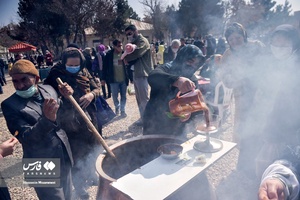 جشنواره سمنو پزان در بجنورد