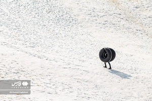 تیوپ سواری در دامنه کوه میشو