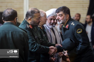 حضور سردار احمدرضا رادان فرماندهی کل انتظامی در دومین سالگرد شهادت سردار سیدمحمدحجازی