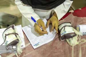 اهداء خون در شب قدر
