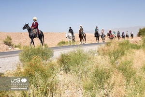کاروان اسب‌داران حرم‌ تا حرم خراسان‌شمالی به سوی آستان رضوی رهسپار شدند