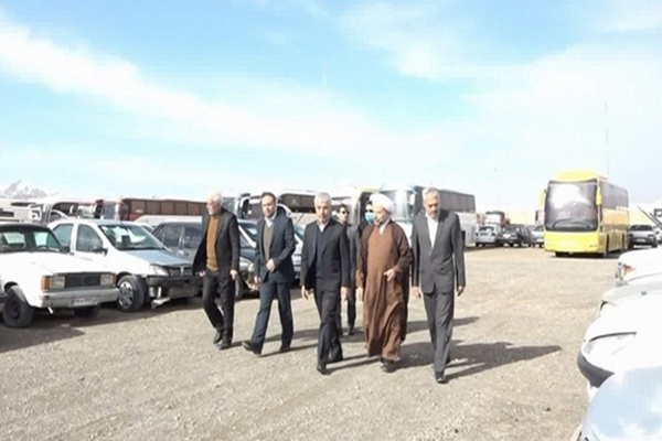 بازدید معاون قضائی پارکینگ 