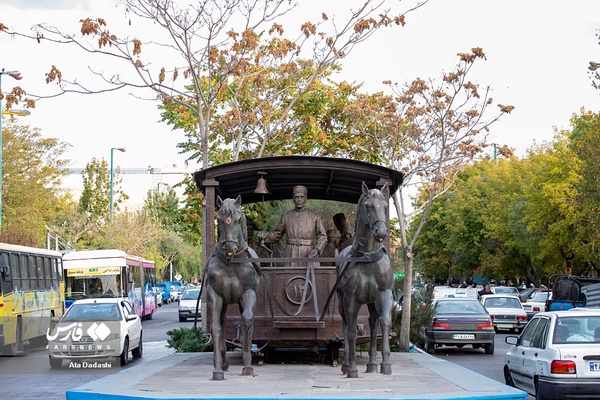 نخستین قطارشهری ( قونقا ) ایران در سال ۱۲۸۰