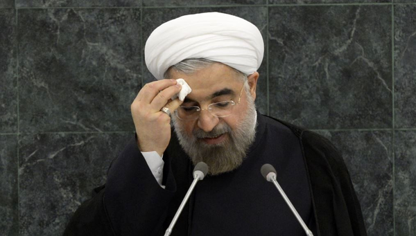 حسن روحانی شرمساری قشم