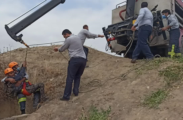  سقوط  به چاه