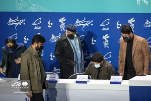 حضور عوامل  فیلم «ضد» درنشست خبری  دهمین روزاز چهلمین جشنواره فیلم فجر